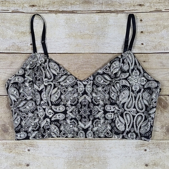 Urban Outfitters Tops - Urban Outfitters Staring At Stars Metallic Embroidered Bra Top